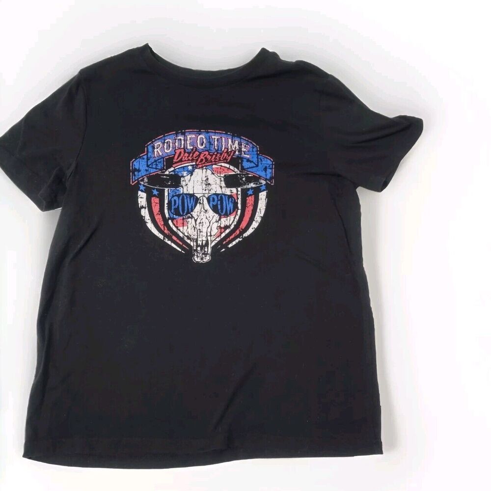Youth Rock & Roll Denim® Unisex XL Dale Brisby Rodeo Time Graphic T-Shirt